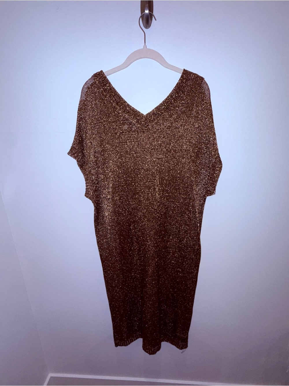 Tuckernuck Brown V-Neck Knit Midi Dress - Picture 8 of 9